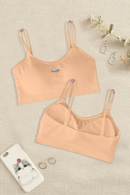 MOSSMOOR 2122_skin_32 Women Full Coverage Lightly Padded Bra(Beige)