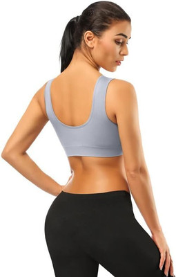MOSSMOOR FREE SIZE Women Sports Non Padded Bra(Multicolor)