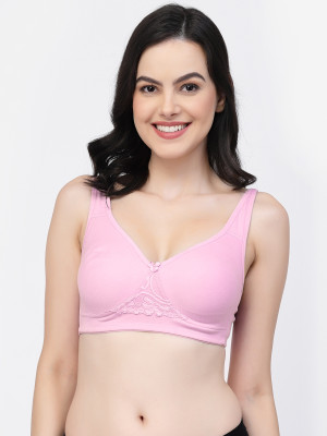 COLLEGE GIRL CG1214 Double Layered Women Everyday Non Padded Bra(Pink)