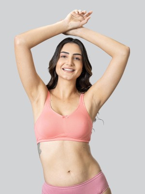 Lyra Women T-Shirt Lightly Padded Bra(Pink)