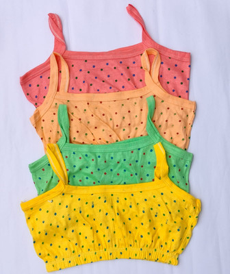 MGT CREATION Girls Cami Bra Non Padded Bra(Multicolor)