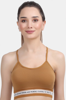 AMOUR SECRET Women Sports Lightly Padded Bra(Yellow)