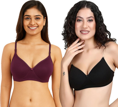 Rahul Trading Padded Bra For Women Women Everyday Lightly Padded Bra(Multicolor)