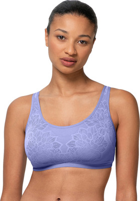 Triumph Fit Smart P EX Women T-Shirt Lightly Padded Bra(Purple)