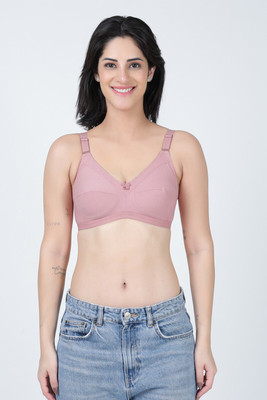 Aasma Beauty Women Daily Wear Bra Women Everyday Non Padded Bra(Pink)