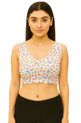 Hpa Blouse Bra for Teenager Girls | Light Padded Full Coverage Push Up Bra Women Push-up Lightly Padded Bra(White)