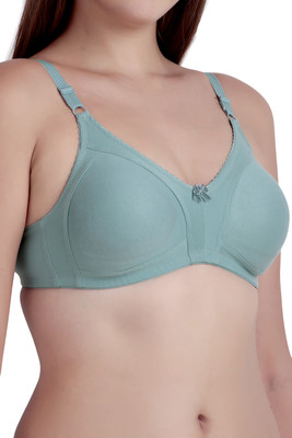 Piylu Everyday Women Full Coverage Non Padded Bra(Blue)