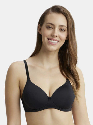 JOCKEY 1819 Women T-Shirt Lightly Padded Bra(Black)