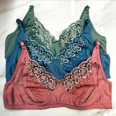 X-WELL Women Everyday Non Padded Bra(Beige, Grey, Light Green)