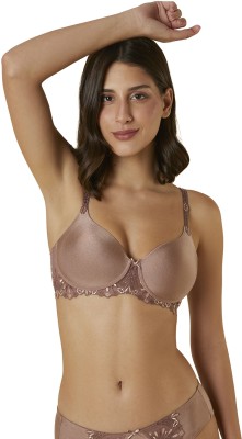 Triumph Women T-Shirt Lightly Padded Bra(Brown)