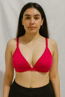 andystyles BRA FOR FRONT OPEN Women Maternity/Nursing Non Padded Bra(Pink)