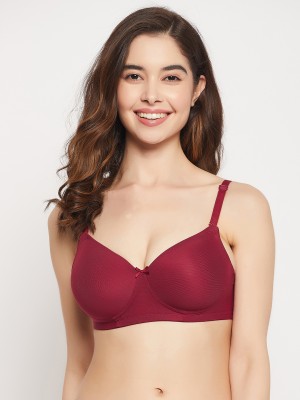 Clovia BR5201P09 Women T-Shirt Lightly Padded Bra(Maroon)