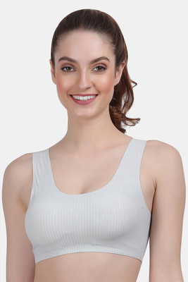 AMOUR SECRET Women Sports Lightly Padded Bra(Grey)