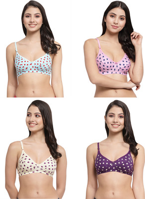 Docare YummyMino Women Everyday Non Padded Bra(Multicolor)