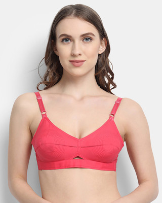 V Star Rose U Back Women Full Coverage Non Padded Bra(Red)