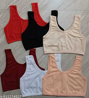 Mishti Fashion Pack 03 Air Bra Women Sports Non Padded Bra(Multicolor)