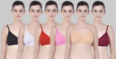 Yana Women Full Coverage Non Padded Bra(Multicolor)