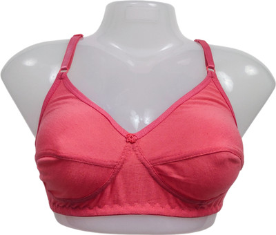 DA CREATIONS WOMEN SOLID COLOR NON PADDED BRA Women Everyday Non Padded Bra(Pink)
