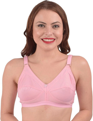 Ninteen-69 Women Full Coverage Non Padded Bra(Pink)