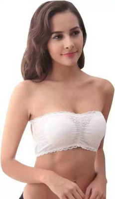 Ronic Collections Women Full Coverage Lightly Padded Bra(White)