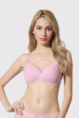 VAN HEUSEN Antibacterial And Wireless 16 Hours Of Comfort Women Full Coverage Lightly Padded Bra(Pink)