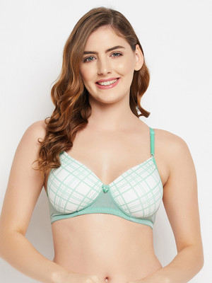 Clovia Women T-Shirt Lightly Padded Bra(White)