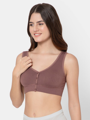 INFINIUM iNFiNiUM Maria Front open Maternity Women Maternity/Nursing Lightly Padded Bra(Blue)