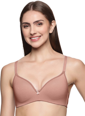 Teens Lifestyle Seamless Pad-Sandalwood-38B Women Full Coverage Lightly Padded Bra(Purple)