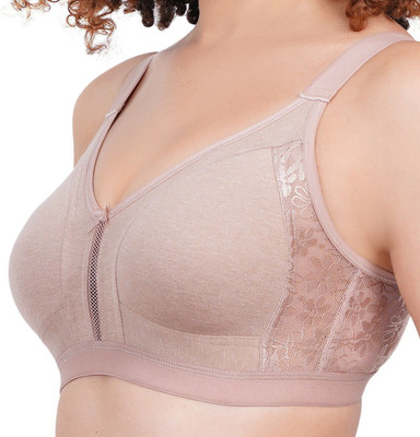 Brabea BRABEA WOMEN COMFY BRA Women T-Shirt Non Padded Bra(Beige)