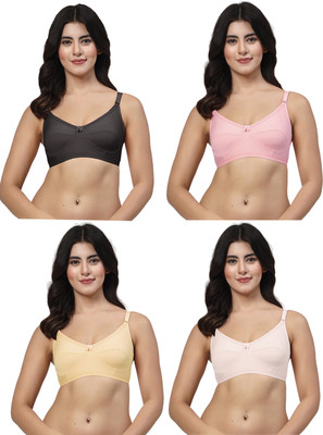 LILY akihdar Women Minimizer Non Padded Bra(Multicolor)