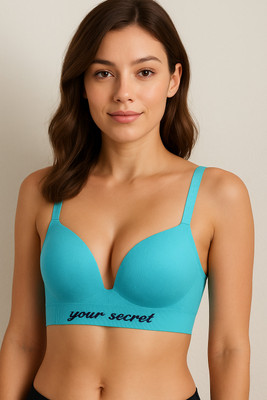 viyan enterprise Women Push-up Non Padded Bra(Blue)