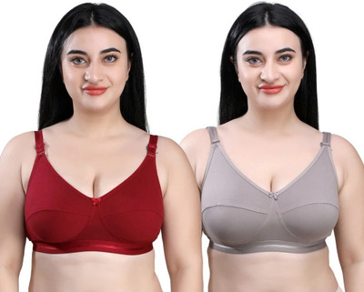 SKDREAMS Women Full Coverage Non Padded Bra(Multicolor)