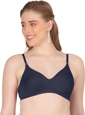 pooja ragenee MOLDED BRA Women T-Shirt Non Padded Bra(Dark Blue)