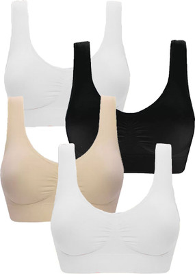 Dwinky Women Sports Non Padded Bra(Multicolor)