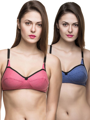 Docare 5Star Women Everyday Non Padded Bra(Pink, Blue)