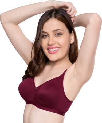 Trylo Women Full Coverage Non Padded Bra(Maroon)