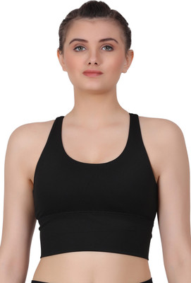 AMOUR SECRET Women Sports Lightly Padded Bra(Black)