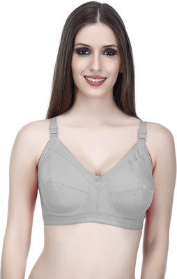 elina Ultimate Comfort Wireless Bra for Women Women Minimizer Non Padded Bra(Grey)