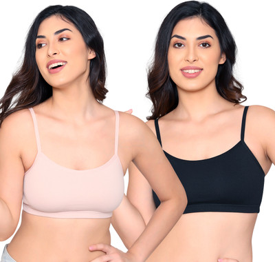 kalyani Kalyani Mia Full Coverage Double Layered Cups Cotton Beginners Bra Women Everyday Non Padded Bra(Pink)
