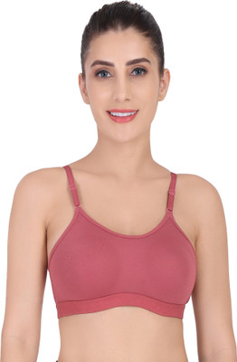 Niba 222 Women Everyday Non Padded Bra(Pink)