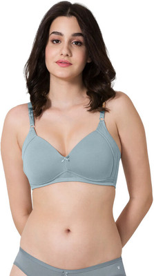 V Star SIDE SUPPORT BRA-MV07 Women T-Shirt Lightly Padded Bra(Grey)