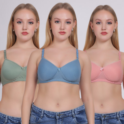 Fit Body MH-SF-006-C1 Women Push-up Lightly Padded Bra(Multicolor)