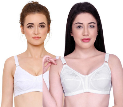 INKURV Women Everyday Non Padded Bra(White)