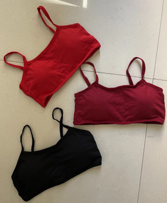 zoommulti Women Full Coverage Lightly Padded Bra(Red, Maroon, Black)
