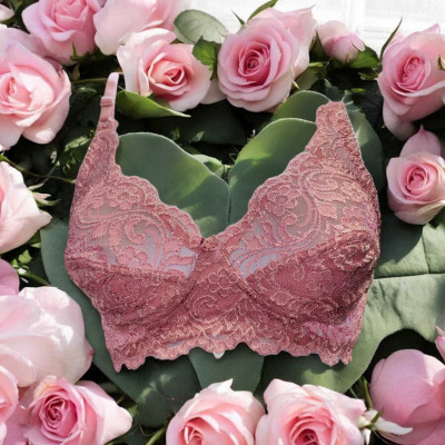 Awaglamm Women Full Coverage Non Padded Bra(Pink)