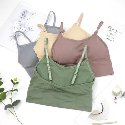 MAHEK CREATIVE Women T-Shirt Lightly Padded Bra(Green, Purple, Beige, Grey)