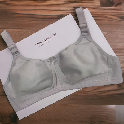 MOSSMOOR Women Everyday Non Padded Bra(White)