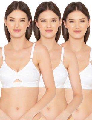 Groversons Paris Beauty Women Full Coverage Non Padded Bra(White)