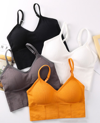 Flenzy Women Bralette Lightly Padded Bra(Multicolor)