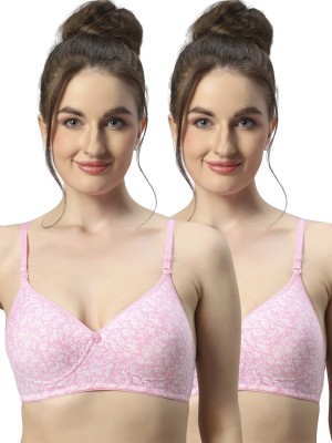 Sonari melody Women T-Shirt Lightly Padded Bra(Pink)